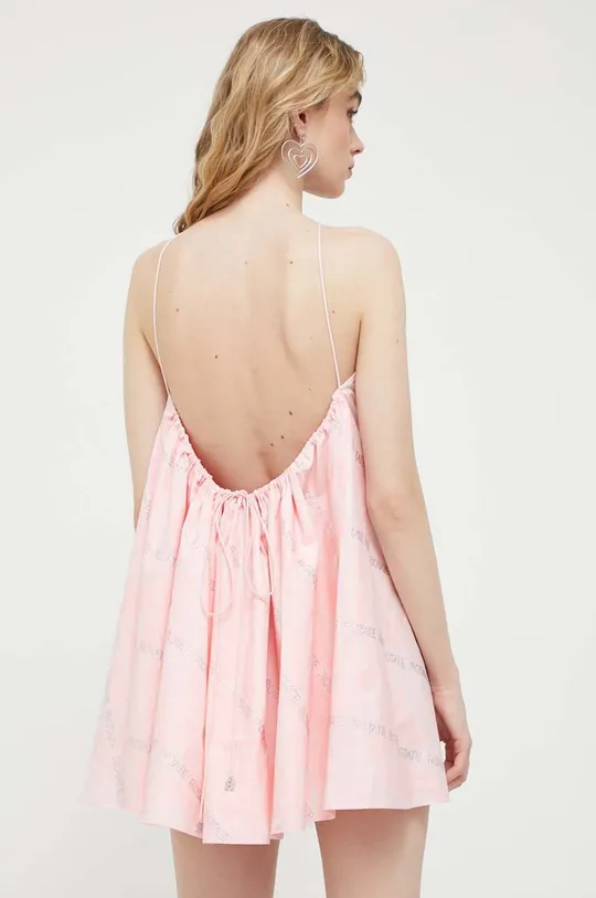 ροζ Βαμβακερό φόρεμα Rotate