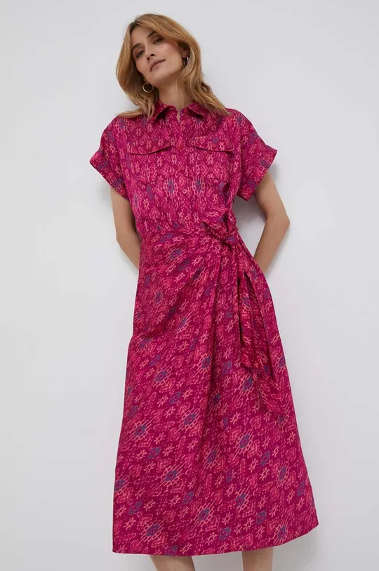 Obleka Lauren Ralph Lauren roza
