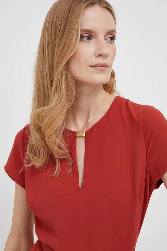 czerwony Lauren Ralph Lauren sukienka