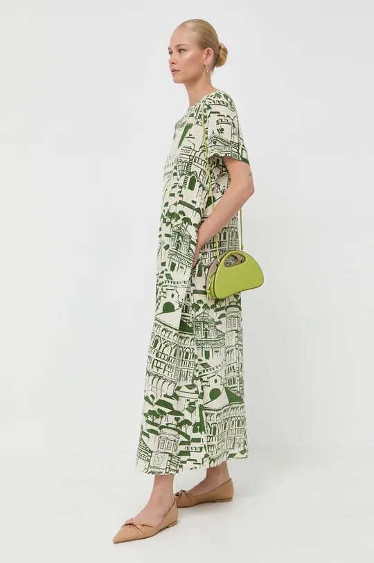 πράσινο Μεταξωτό φόρεμα Weekend Max Mara Γυναικεία