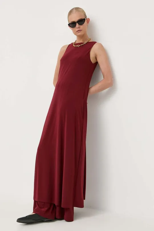 Obleka Max Mara Leisure bordo