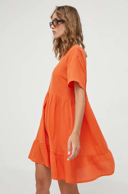 oranžová Bavlnené šaty Roxy