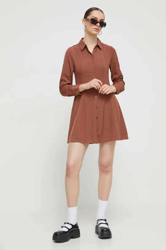 Abercrombie & Fitch sukienka brązowy