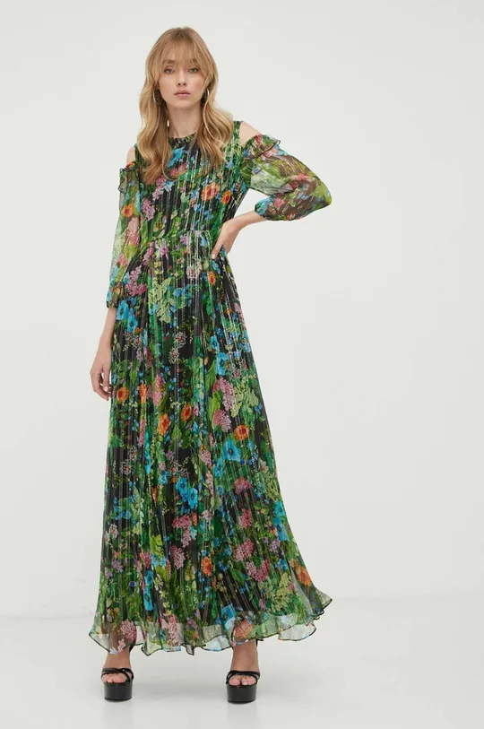 multicolor MAX&Co. sukienka jedwabna
