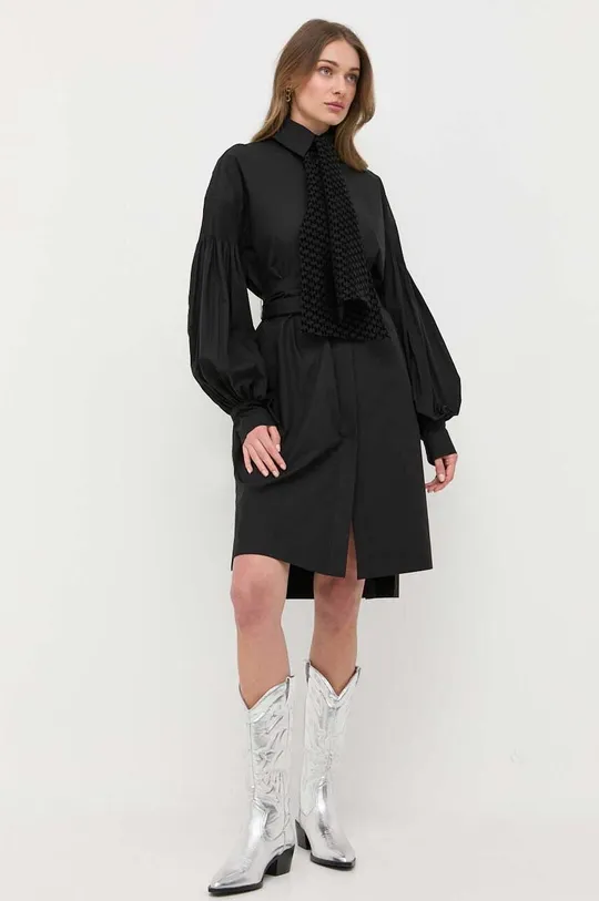 μαύρο Βαμβακερό φόρεμα Karl Lagerfeld x Ultimate ikon Γυναικεία
