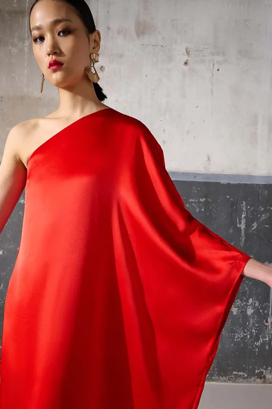 Φόρεμα Karl Lagerfeld KL x Ultimate ikon κόκκινο