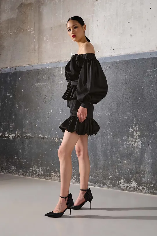Φόρεμα Karl Lagerfeld KL x The Ultimate icon  50% Βαμβάκι, 46% Πολυεστέρας, 4% Σπαντέξ