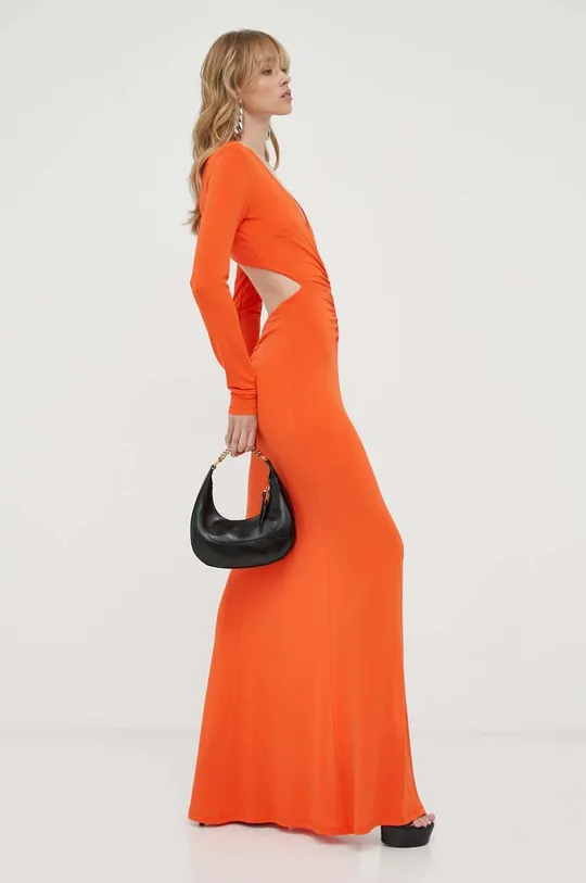 Платье Patrizia Pepe оранжевый