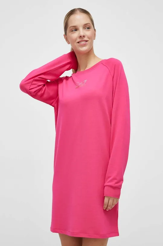 ροζ Φόρεμα EA7 Emporio Armani Γυναικεία
