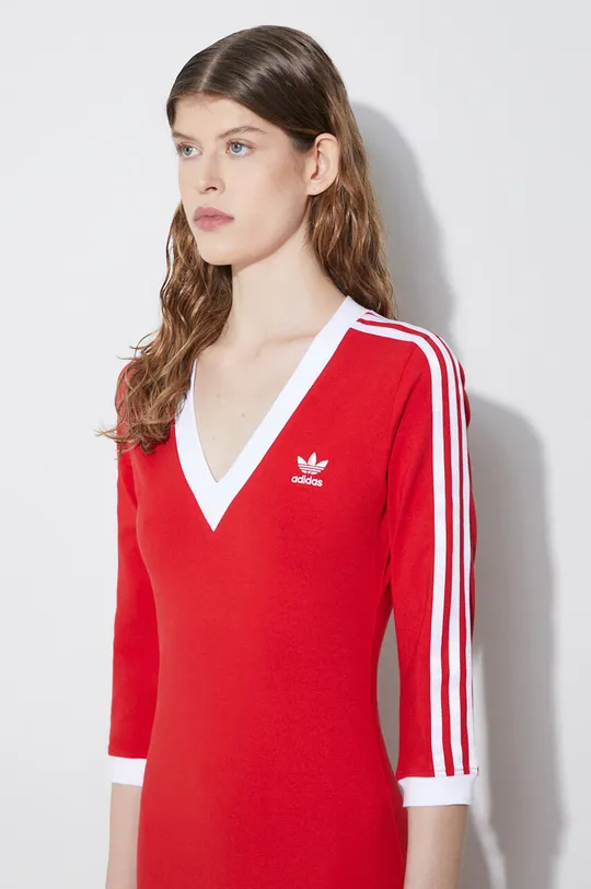 красный Платье adidas Originals