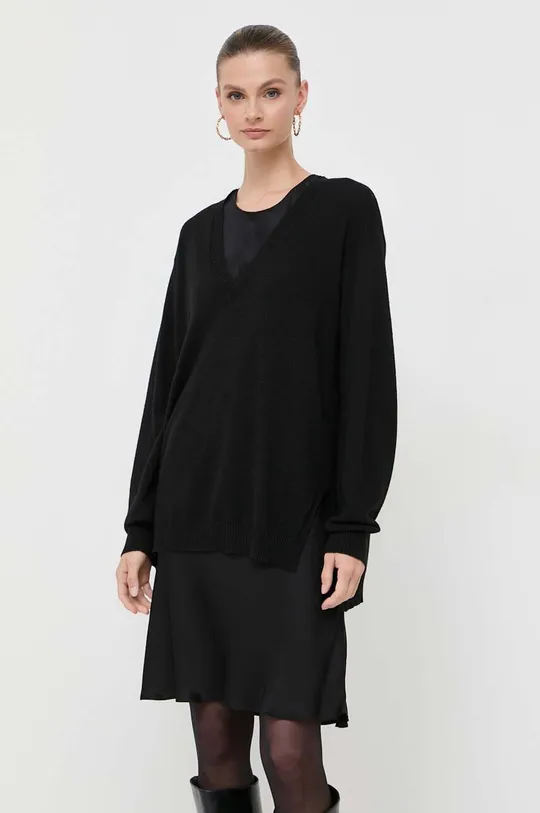 fekete Twinset ruha és pulóver Női
