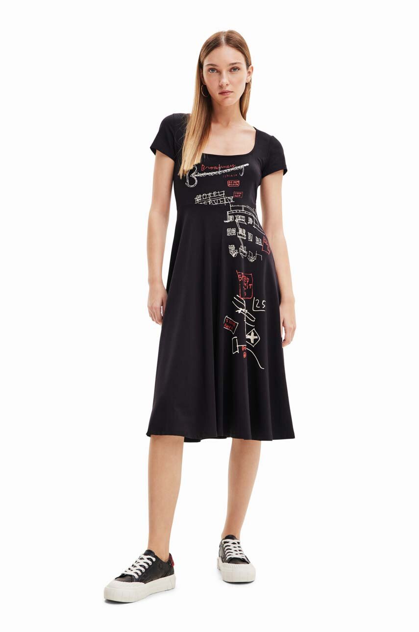 nero Desigual vestito Donna