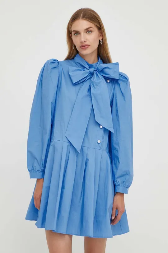 μπλε Βαμβακερό φόρεμα Custommade Γυναικεία