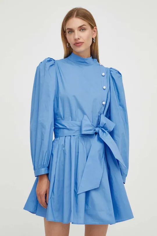 modrá Bavlnené šaty Custommade