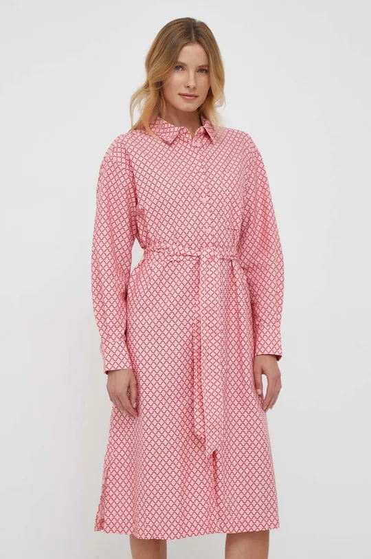 рожевий Бавовняна сукня United Colors of Benetton Жіночий