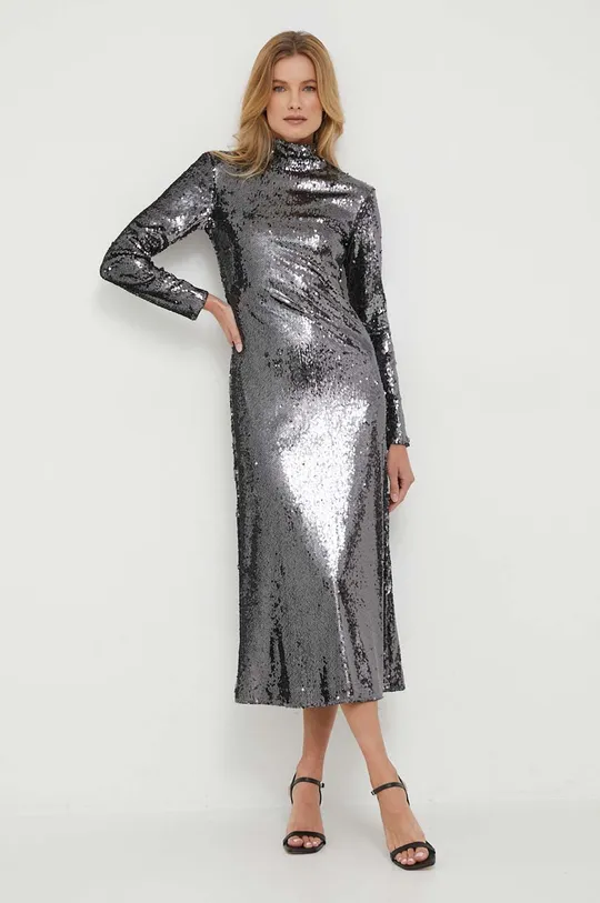Платье Sisley серебрянный