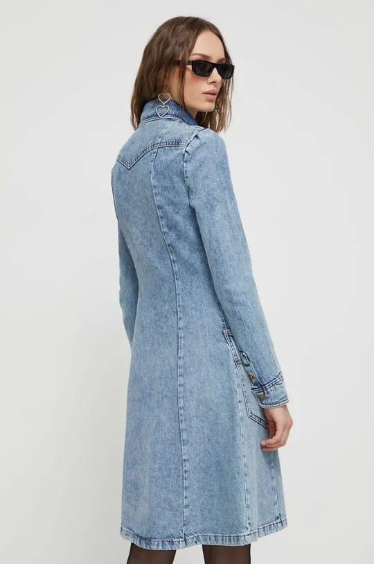 Rifľové šaty Moschino Jeans 100 % Bavlna