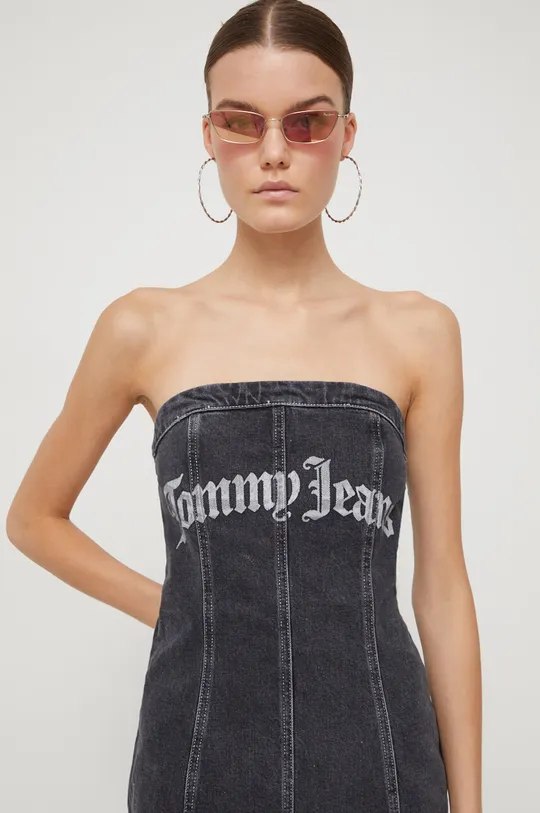 siva Traper haljina Tommy Jeans