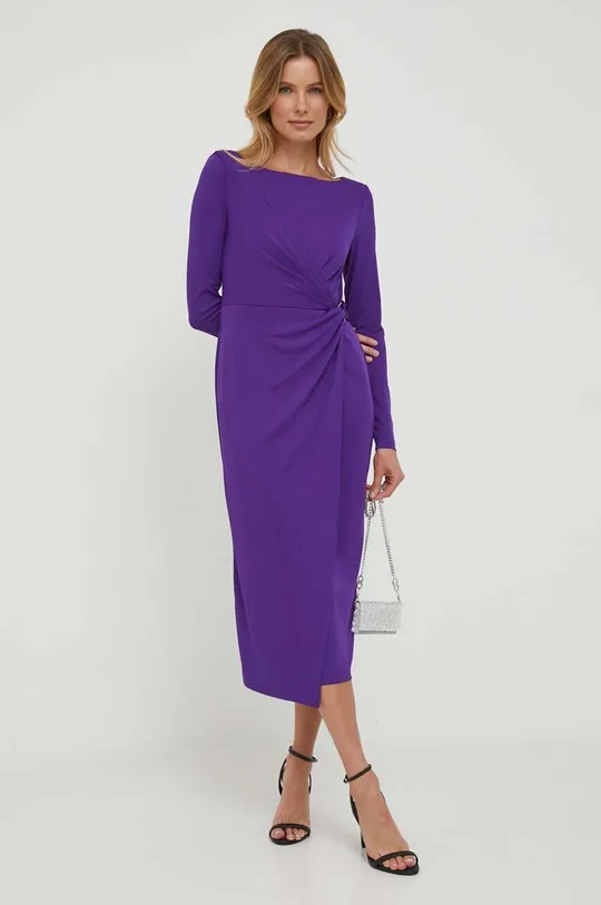 Платье Lauren Ralph Lauren фиолетовой