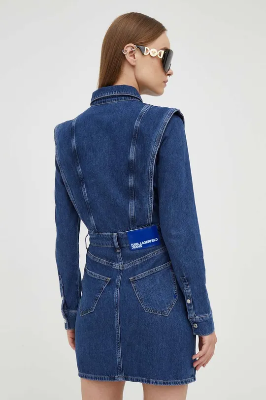 Jeans obleka Karl Lagerfeld Jeans 100 % Organski bombaž