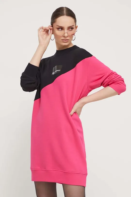 барвистий Бавовняна сукня Karl Lagerfeld Jeans Жіночий