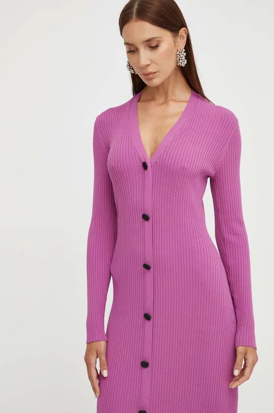 vijolična Obleka Karl Lagerfeld
