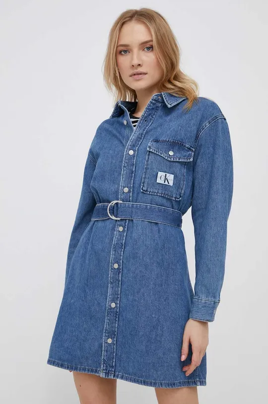 Traper haljina Calvin Klein Jeans plava