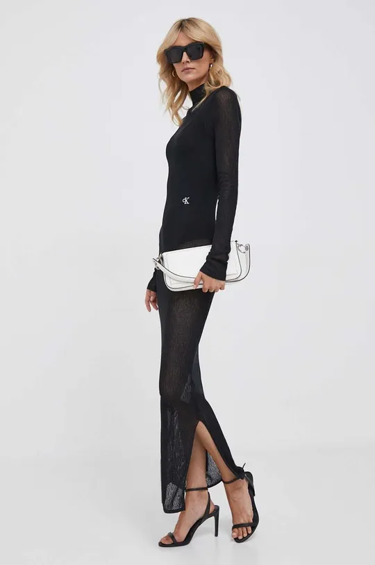 Šaty Calvin Klein Jeans čierna