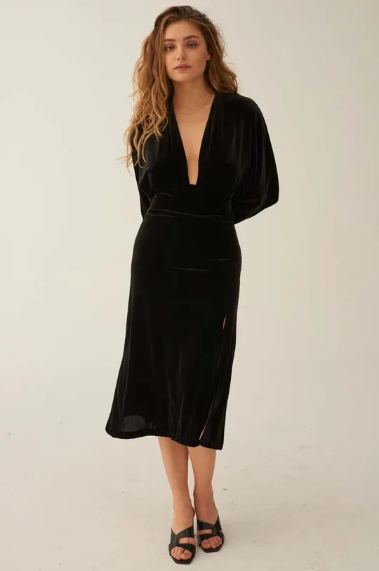 Φόρεμα Undress Code 477 Date Night Midi Dress Black Γυναικεία