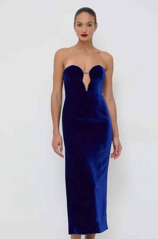 темно-синій Сукня Bardot