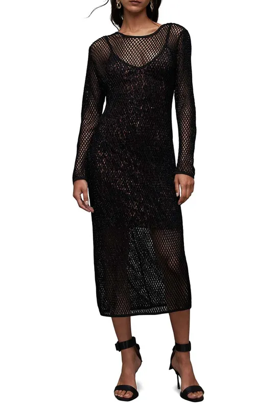 μαύρο Φόρεμα AllSaints Rosalie Γυναικεία