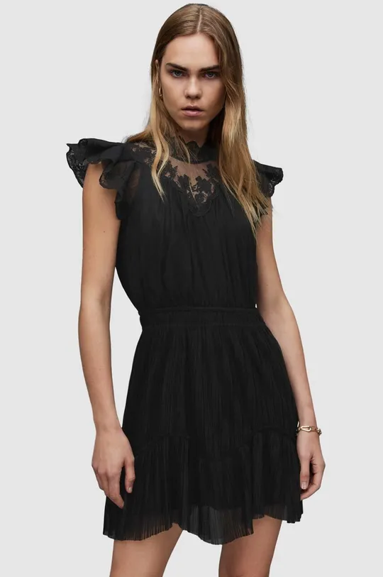 чёрный Платье AllSaints Azura Женский