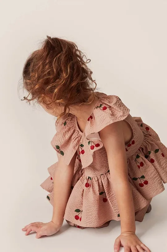 Παιδικό βαμβακερό φόρεμα Konges Sløjd
