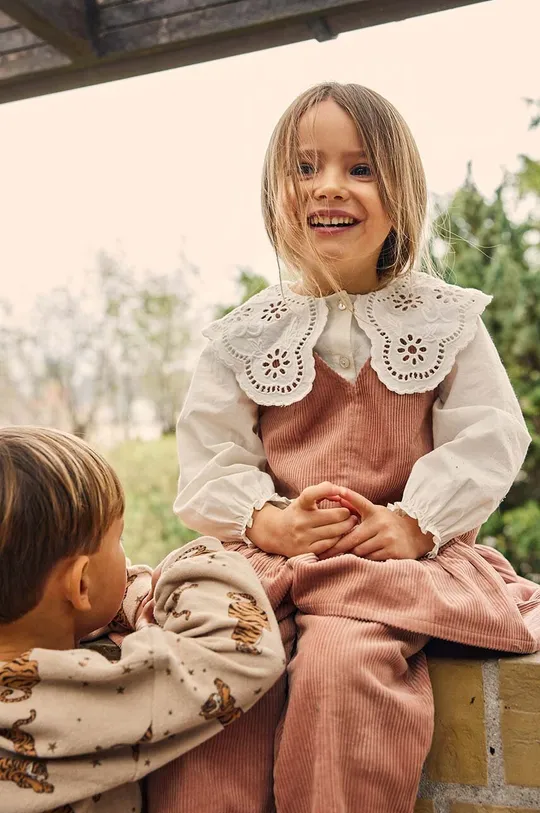 Хлопковое детское платье Konges Sløjd