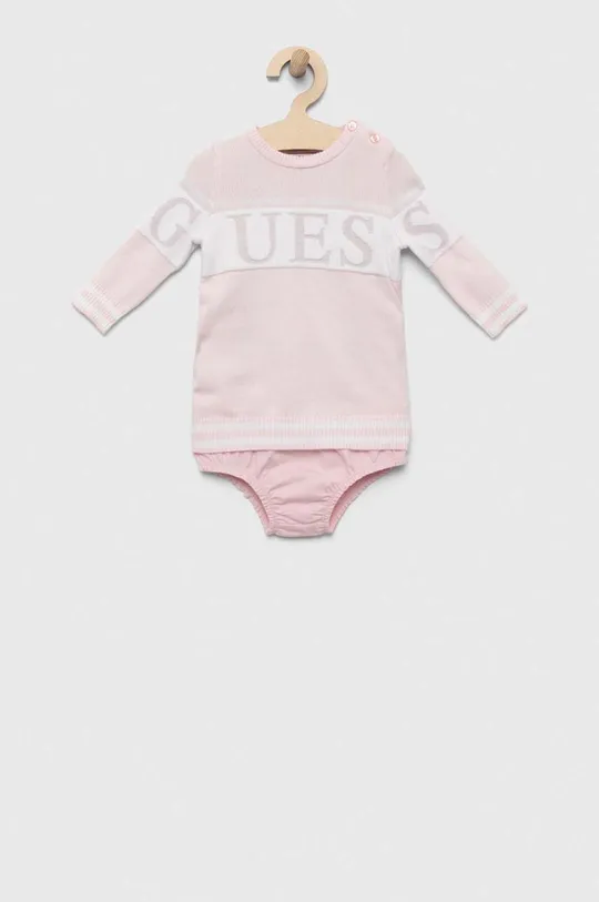 roza Obleka za dojenčka Guess Dekliški