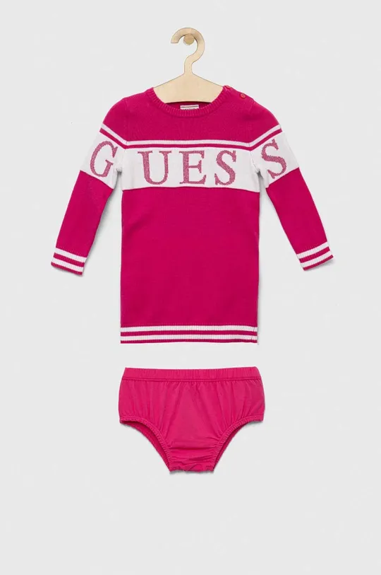ροζ Φόρεμα μωρού Guess Για κορίτσια