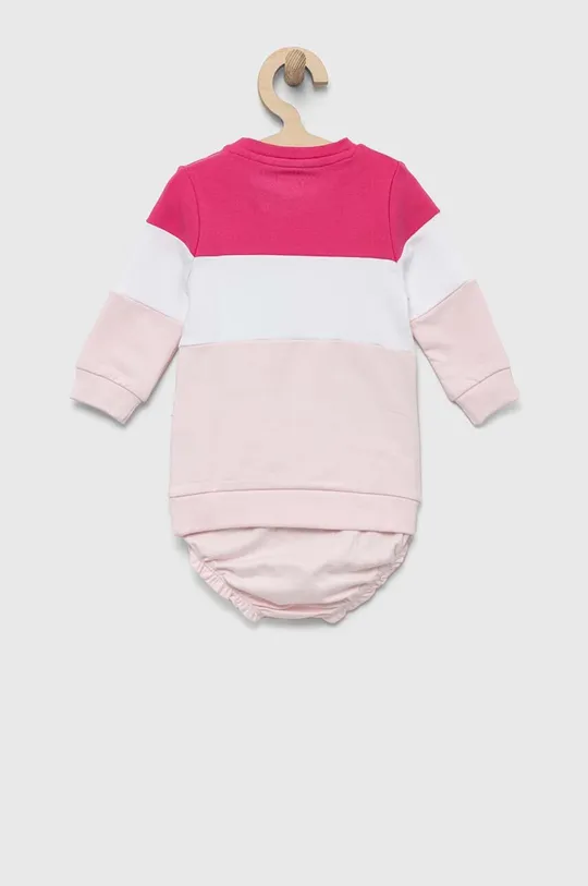 Guess sukienka niemowlęca różowy