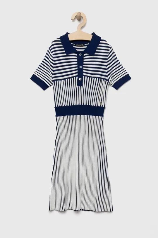 Otroška obleka Guess mornarsko modra