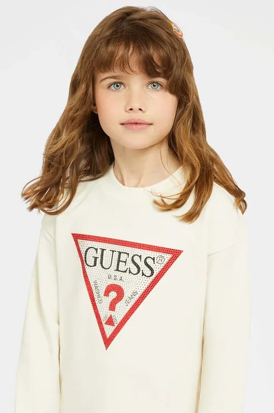 Хлопковое детское платье Guess
