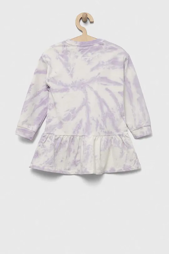 Otroška bombažna obleka Guess vijolična