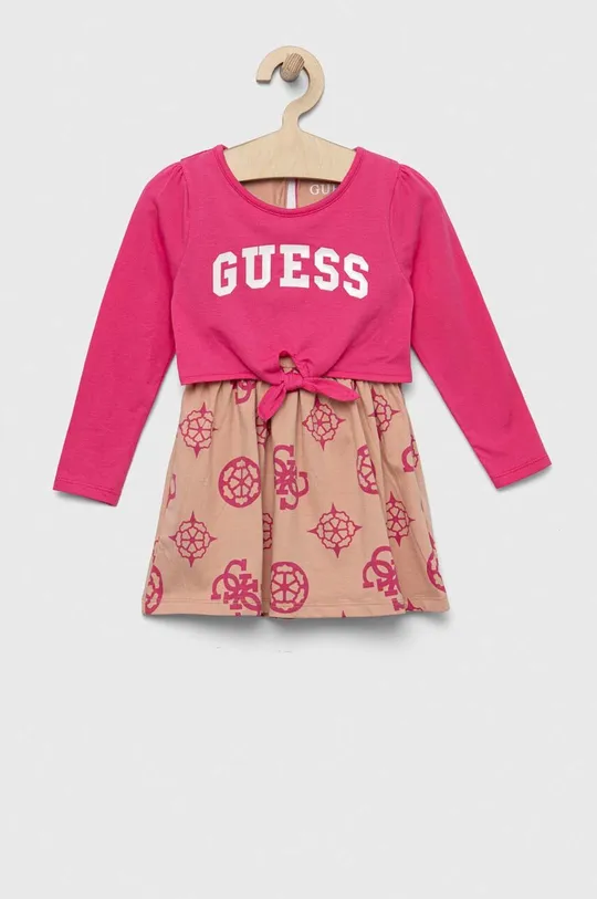 ροζ Παιδικό φόρεμα Guess Για κορίτσια