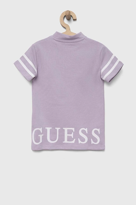 Guess vestito di cotone bambina violetto