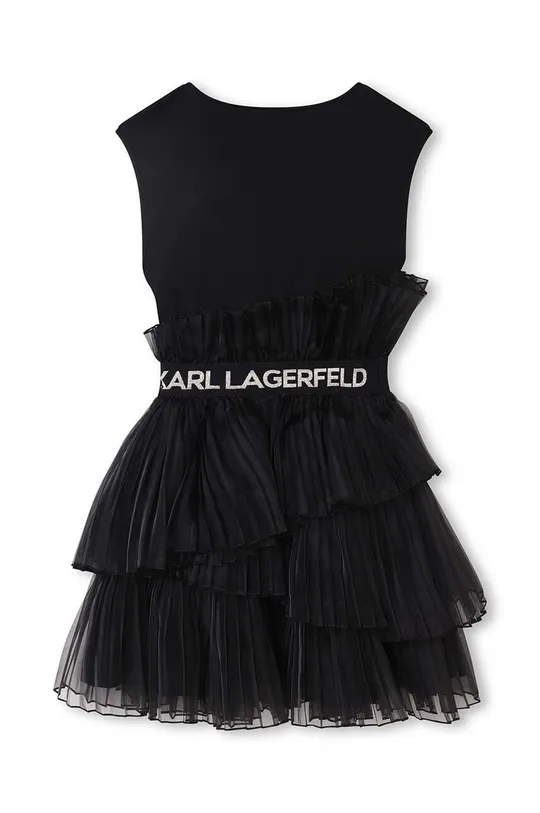 Παιδικό φόρεμα Karl Lagerfeld  Υλικό 1: 100% Βαμβάκι Υλικό 2: 51% Πολυαμίδη, 49% Πολυεστέρας