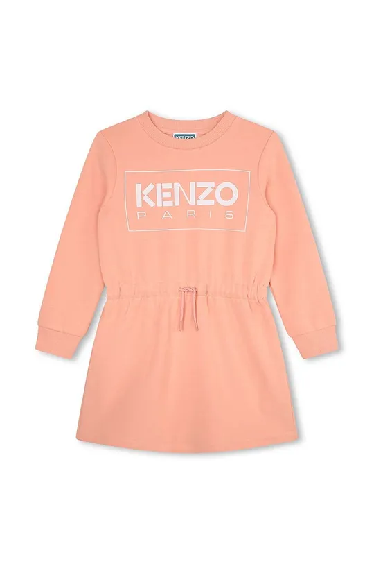 różowy Kenzo Kids sukienka dziecięca Dziewczęcy