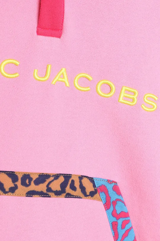 Dievčenské bavlnené šaty Marc Jacobs 100 % Bavlna