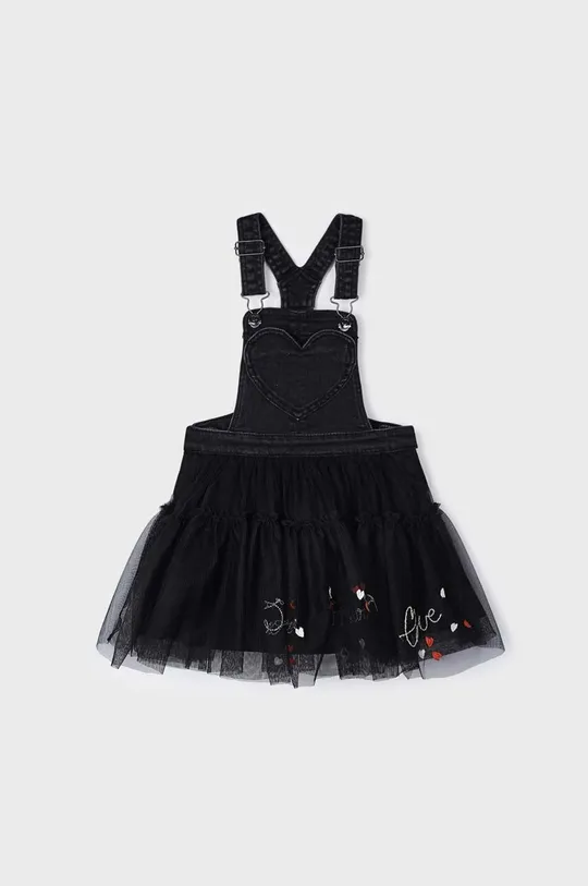 Otroška obleka Mayoral črna