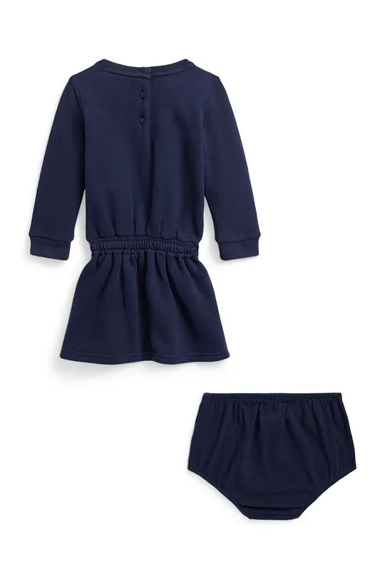 Dječja haljina Polo Ralph Lauren mornarsko plava