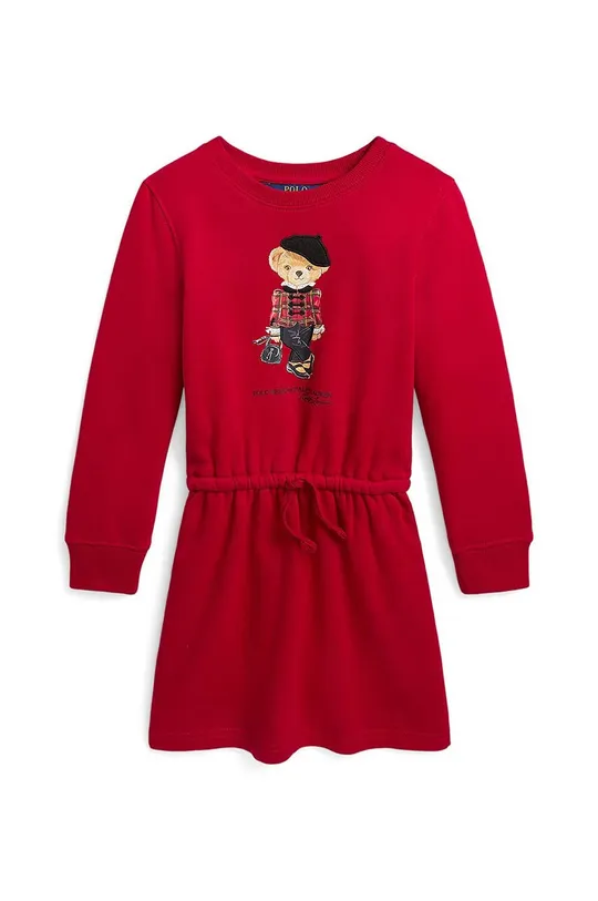 Dječja haljina Polo Ralph Lauren crvena