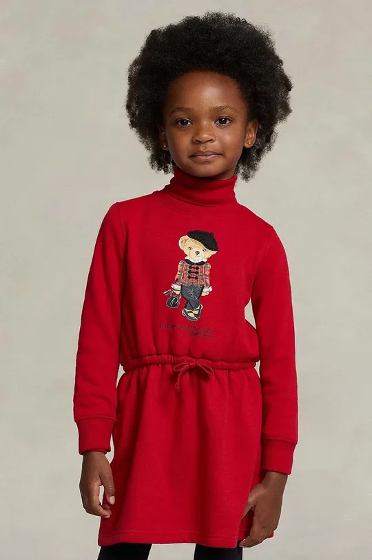 crvena Dječja haljina Polo Ralph Lauren