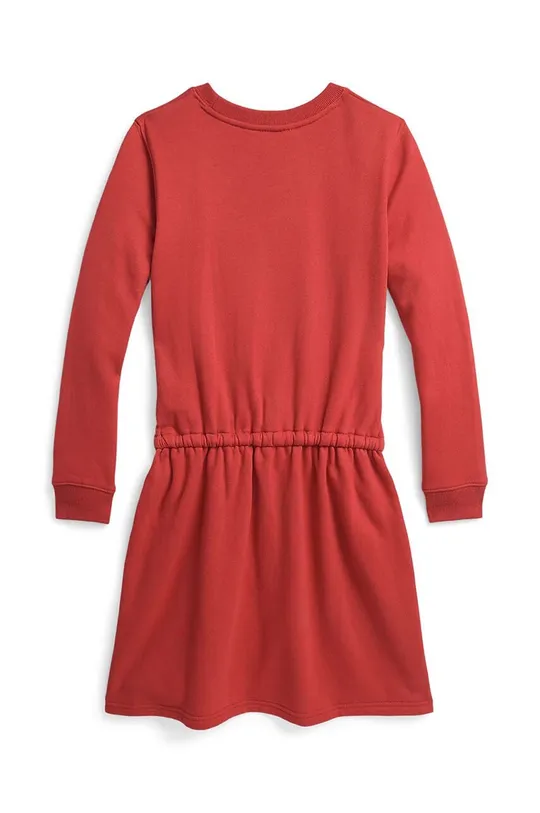 Otroška obleka Polo Ralph Lauren rdeča